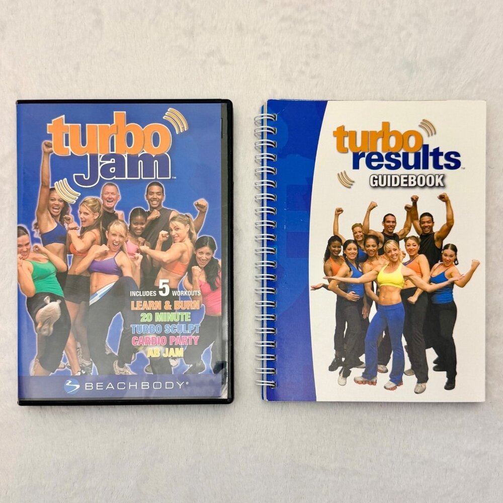 Chalene Johnson's Turbo Jam 2 DVD Set w/Turbo Results Guidebook Beachbody 2008